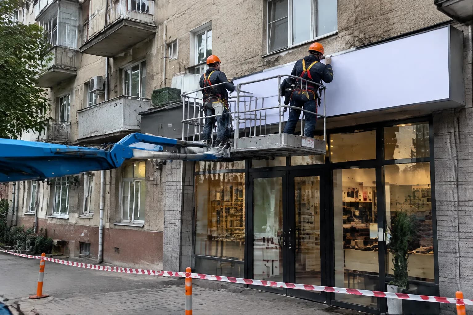 Монтаж зовнішньої реклами: поради та рішення