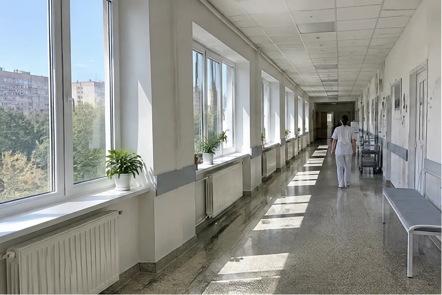 Скло в лікарні та клініці: захист, світло і приватність разом