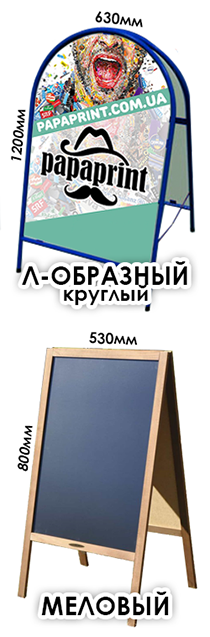 Виготовлення штендерів у Києві