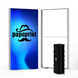 мобільний текстильний стенд