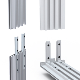 мобільний текстильний стенд